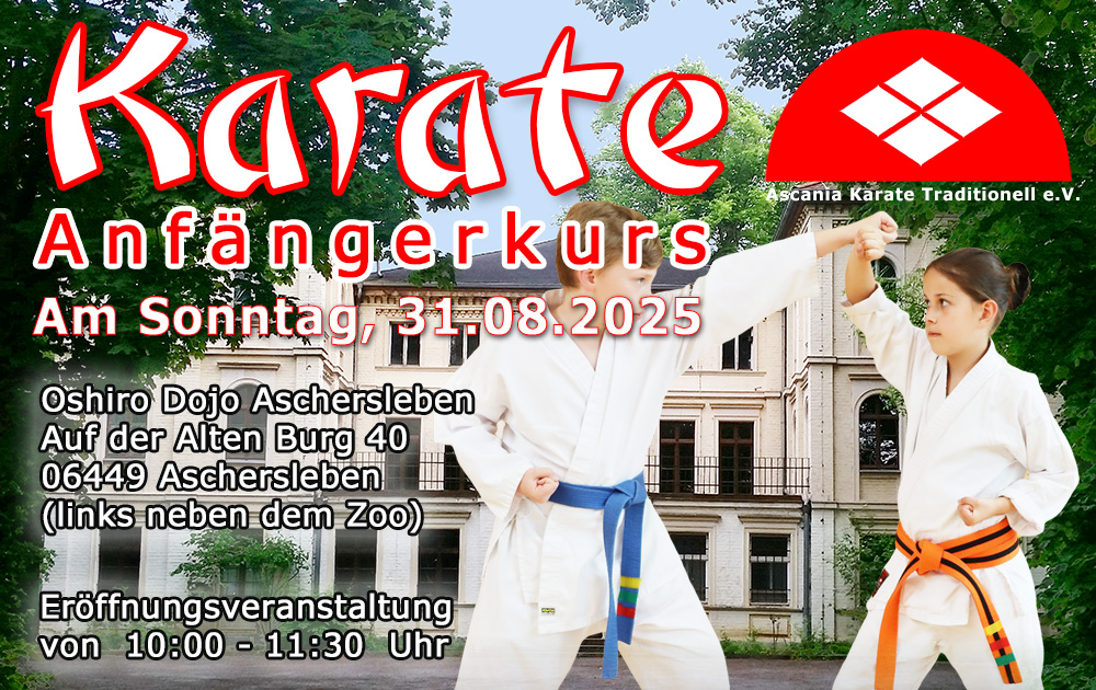 Karate Anfängerkurs 2024 in Aschersleben